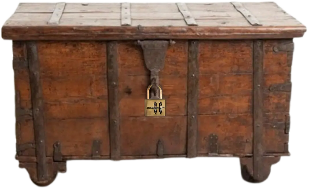 coffret verrouillé par 2 chiffres