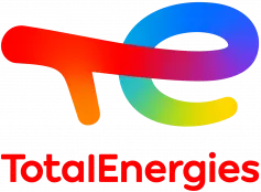 Logo de TotalEnergies, situé en France